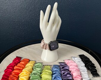 Silky Soft Satin Scrunchie IPhone Watch Band