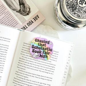 Chasing That Scholastic Book Fair High Magnetic Bookmark