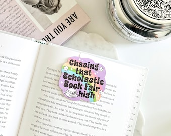 Chasing That Scholastic Book Fair High Magnetic Bookmark Double Sided Magnetic Bookmark