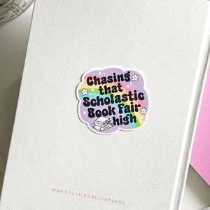 Chasing That Scholastic Book Fair High Sticker