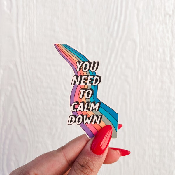 You Need to Calm Down Sticker (Taylor Swift)