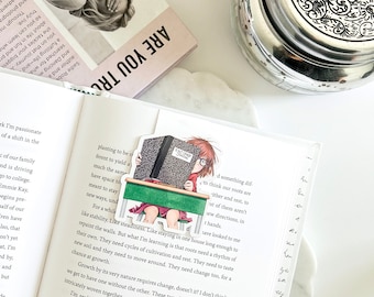 Junie B. Jones | Double-Sided Retro-Inspired Bookmark | Cute Book Lover Gift, Planner & Journal Accessory