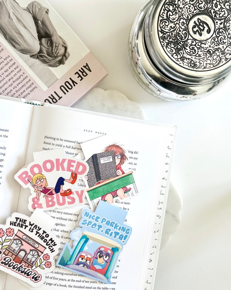 Chasing That Scholastic Book Fair High Magnetic Bookmark