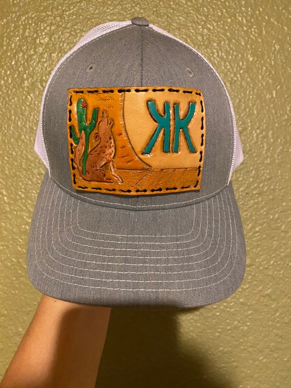 Custom Leather Hat Patches Etsy