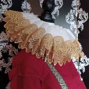 Lady Mary&#39;s ruff, 15&quot; neck