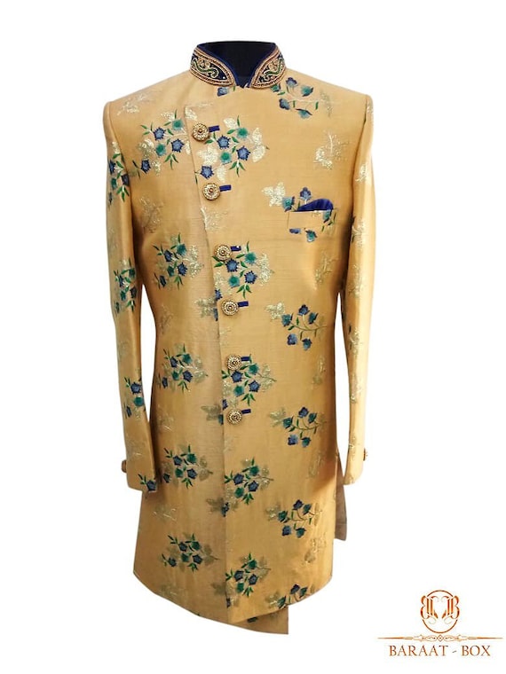 Premium Luxury Men S Indian Wedding Kurta Custom Indian Etsy