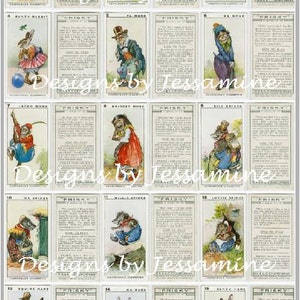 Frisky 52 Card game on cigarette cards
