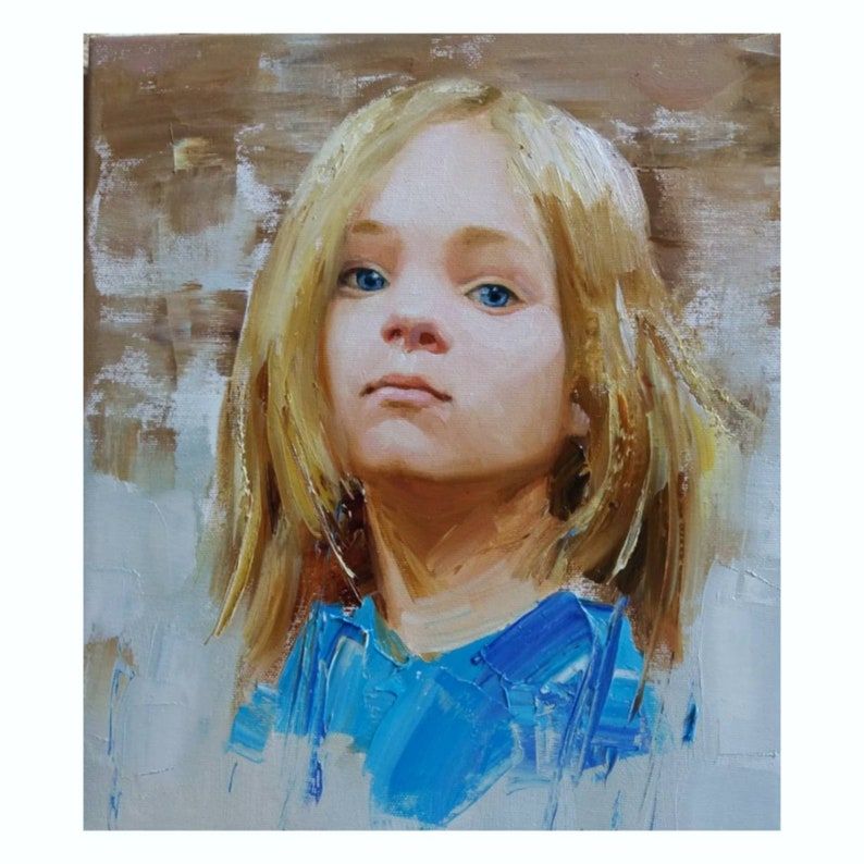 Custom Oil Painting From Photo Commission Painting From Photo Etsy