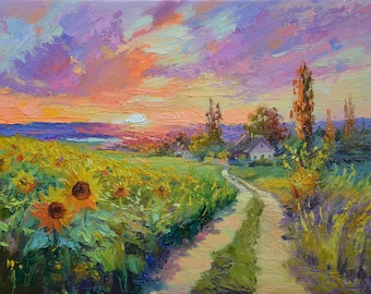 Custom Landscape Painting from Photo, Personalized Oil Painting, Hand Painted Scenery, Custom Nature Artwork, Christmas Gift