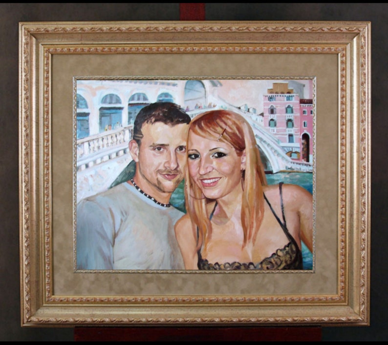 Custom Portrait Painting From Photo Wedding Portrait Christmas Gift Custom Oil Portrait Oil Painting Custom Portrait Realistic Portrait