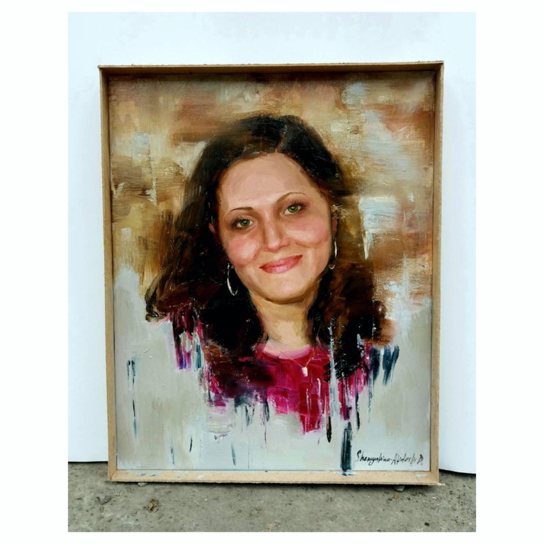 Custom Oil Painting From Photo Custom Oil Portrait From Photo Etsy