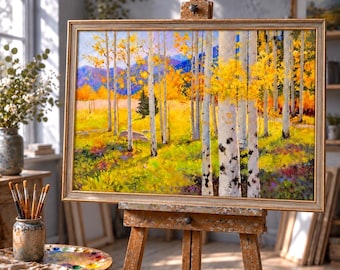 Custom Oil Painting from Photo, Personalized La Art, Hand Painted Oil Painting, House & Nature Portrait, Custom Christmas Gift
