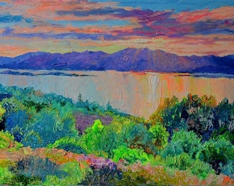 Custom Landscape Painting from Photo, Favorite Place Portrait, Original Oil Painting Commissions, Personalized Scenery Art, Custom Gift