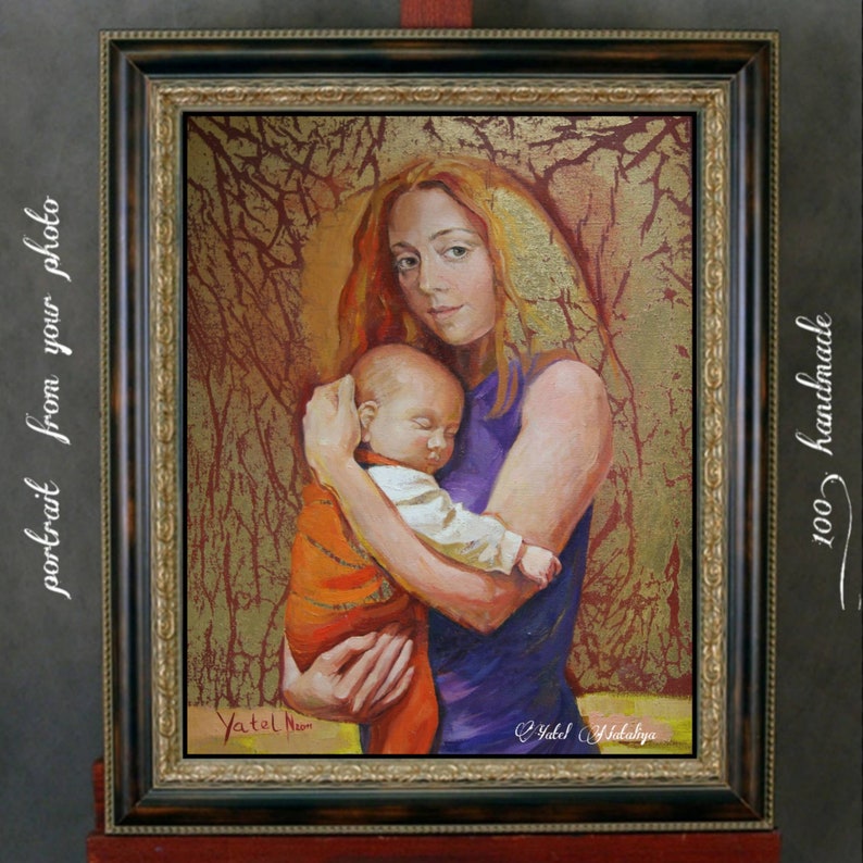 Custom oil painting from photo Custom painting from photo Etsy