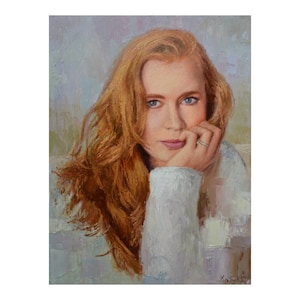 Commission Portrait from Photo Personalized Gift Painting Commission Portrait oil Painting on canvas Art Commission Painting Wedding Gift