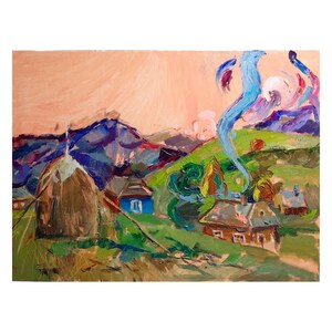 Custom landscape oil painting from photo to painting Gift for her Custom painting Art commission landscape impressionism style Custom art