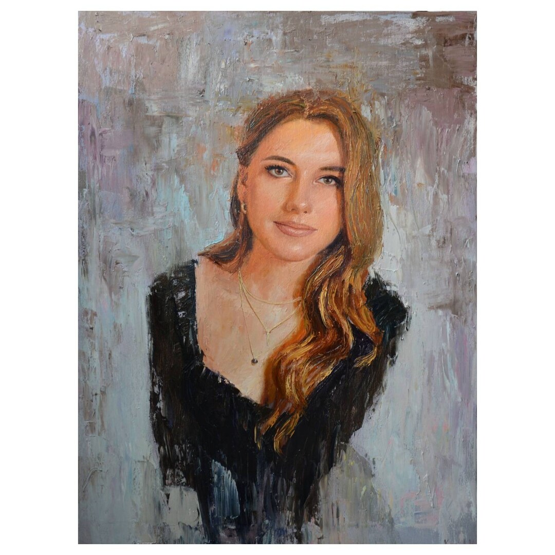 Custom Oil Portrait Painting From Photo: Personalized Art Commission - Etsy