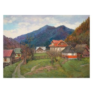 Ukrainian oil painting Commission Ukraine Landscape painting,Ukrainian artist Custom Landscape Painting from Photo,Ukrainian landscape photo