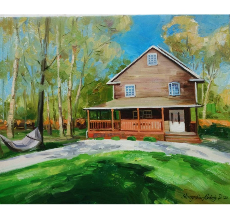 Commission Oil Painting From Photo Custom Landscape on Canvas Etsy