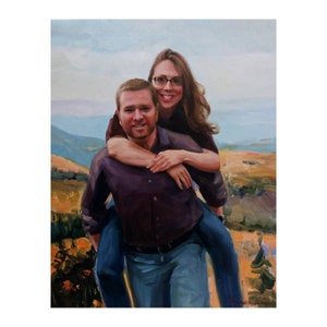 Custom oil painting from photo Custom portrait painting commission portrait oil painting on canvas art commission Custom painting photo art