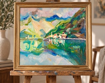 Custom Landscape Painting from Photo, Original Oil Painting on Canvas, Hand Painted Landscape Art, Personalized Art Gift