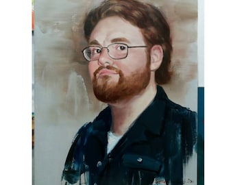Custom Oil Portrait Painting on Canvas: Commission a Painted Portrait