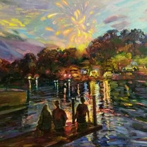 Custom Landscape Painting from Photo to painting Commission Oil Painting Custom Art birthday Gift for her Custom painting Art commission