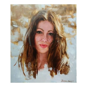 Commission Portrait from photo Custom portrait painting commission portrait oil painting on canvas art commission Custom painting original