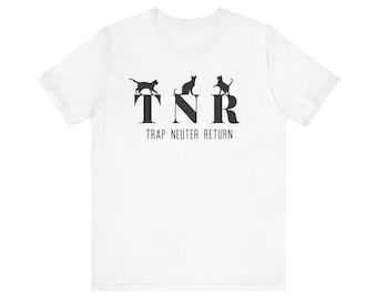 TNR Trap Neuter Return-shirt | Cat Rescue, Feral Cat Care-shirt