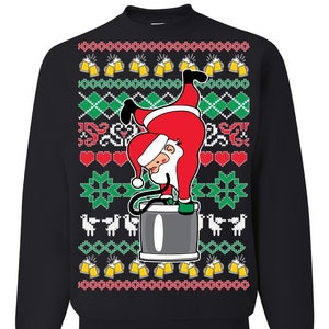 Ugly Christmas Sweater Santa Claus Keg 