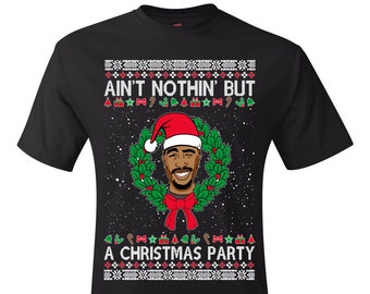 tupac xmas sweater