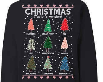 Ugly Christmas Sweater Christmas Taylor's Version Unisex Sweatshirt