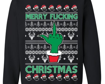 Suéter feo de Navidad Feliz Navidad Sudadera Unisex