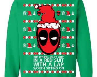 Hässliche Weihnachten Pullover Deadpool Der andere lustige Kerl