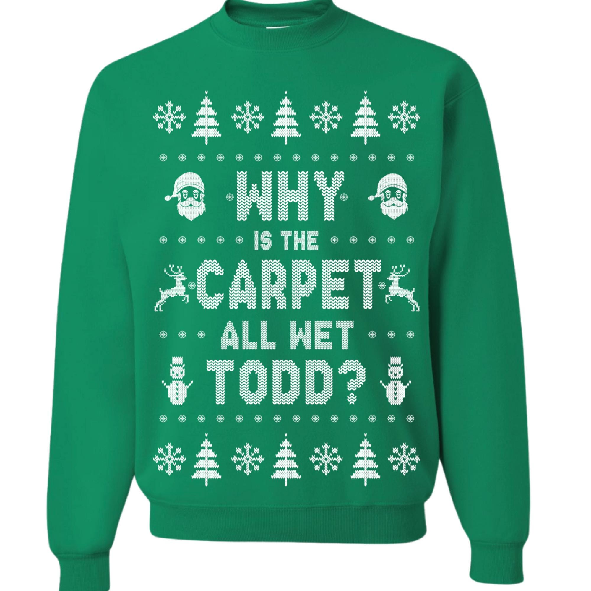 Wild Bobby “I Don’t Know Margo” Men’s Ugly Christmas Graphic T-Shirt – Charcoal, Large (50/50 Cotton Polyester)