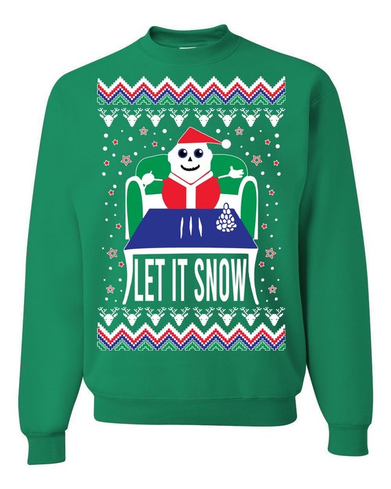 regisseur kaping rol Lelijke kersttrui Let It Snow Unisex Sweatshirt - Etsy Nederland