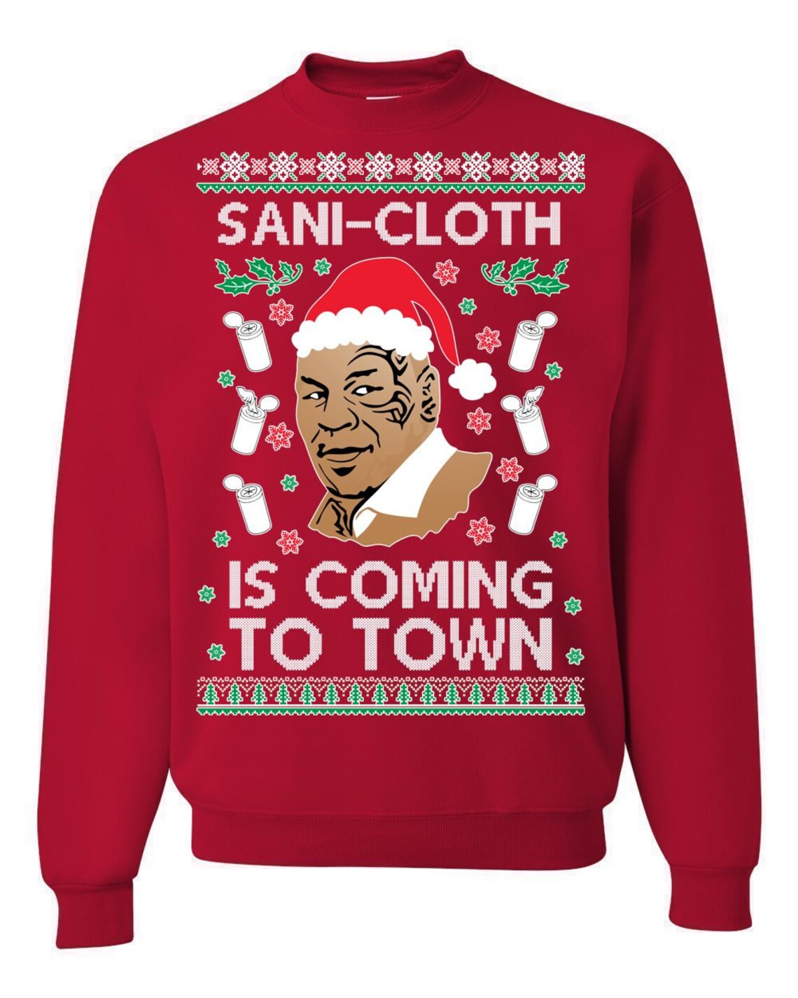 ugly christmas sweater tyson