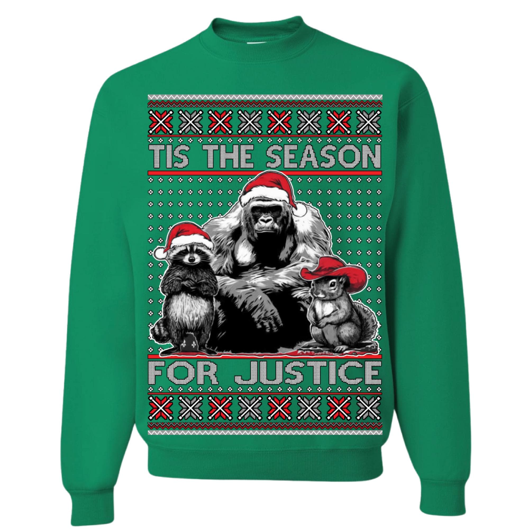 Runhit Ugly Christmas Sweater Men Funny Couples Crewneck Long Sleeve Knitted Pullover - Victory