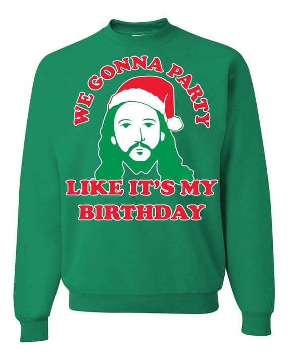 Ugly Christmas Sweater Jesus We Gonna 