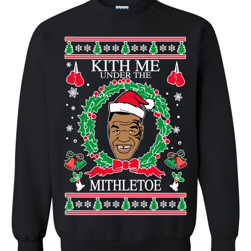 Ugly Christmas Sweater Mike Tyson Kith 