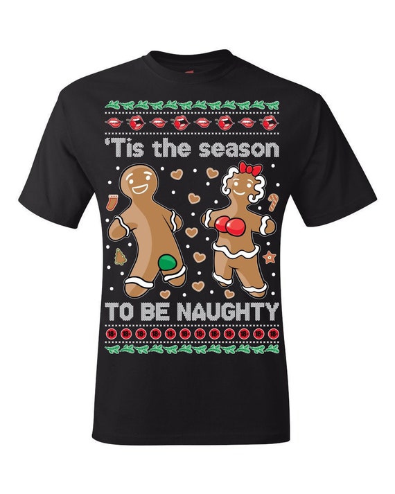 Ugly Christmas T-shirt Gingerbread Cookies 'tis the Season to Be
