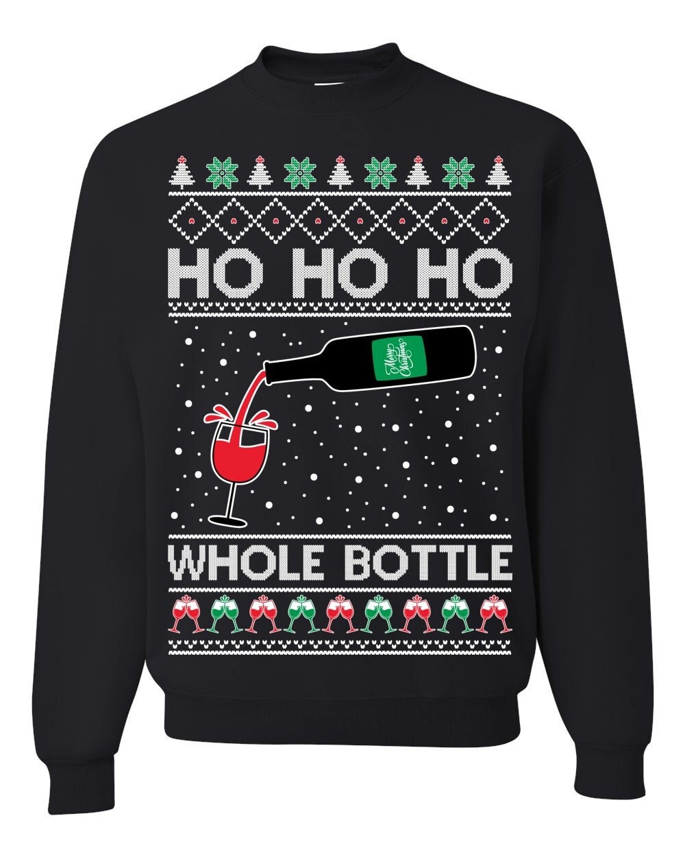 You Miss Men's Drinking Game Ugly Christmas Sweater 33 Truly