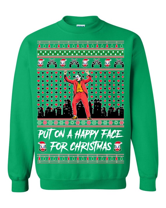 Joker ugly christmas sweater hot sale