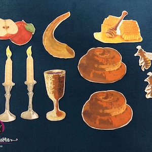 Rosh Hashanah Felt Board Illustrations