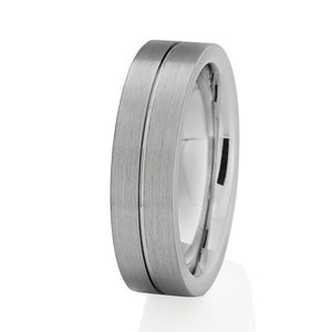 Tungsten Wedding Ring,Silver Tungsten Ring,Anniversary Ring,Engagement Ring,Tungsten Carbide Ring,Men & Women,6mm Tungsten Ring,Brush Ring