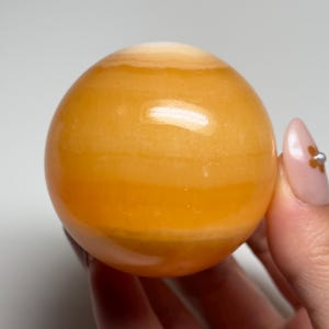 Orange Calcite Sphere
