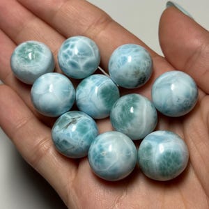 Larimar Sphere from the Dominican Republic