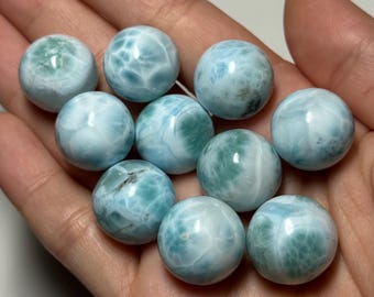Larimar Sphere from the Dominican Republic