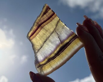 Yellow Fluorite Slab