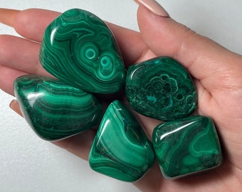 Large Malachite Tumble